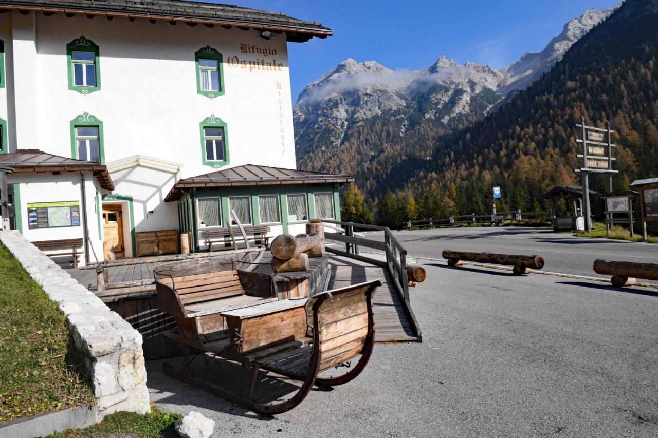 Ristorante Rifugio Ospitale Hotel Cortina d'Ampezzo Bagian luar foto